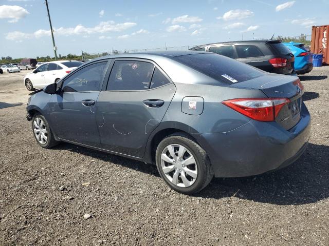 2T1BURHE3EC120812 - 2014 TOYOTA COROLLA L SILVER photo 2