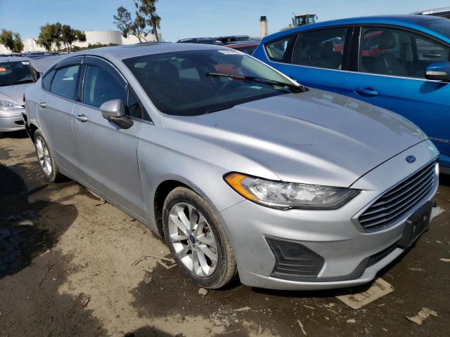 3FA6P0LU4KR268983 - 2019 FORD FUSION SE SILVER photo 4