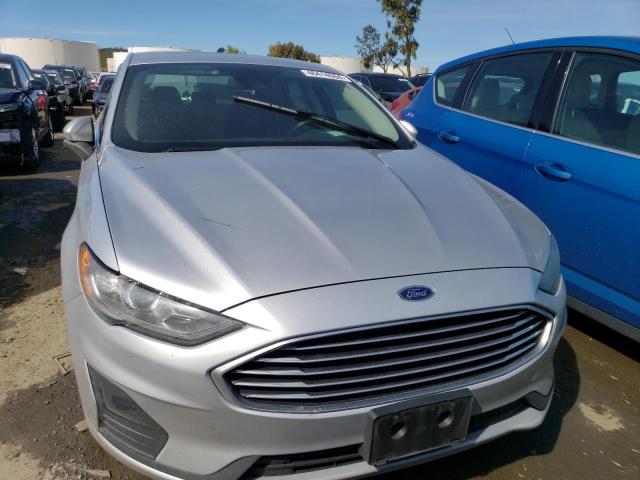 3FA6P0LU4KR268983 - 2019 FORD FUSION SE SILVER photo 5