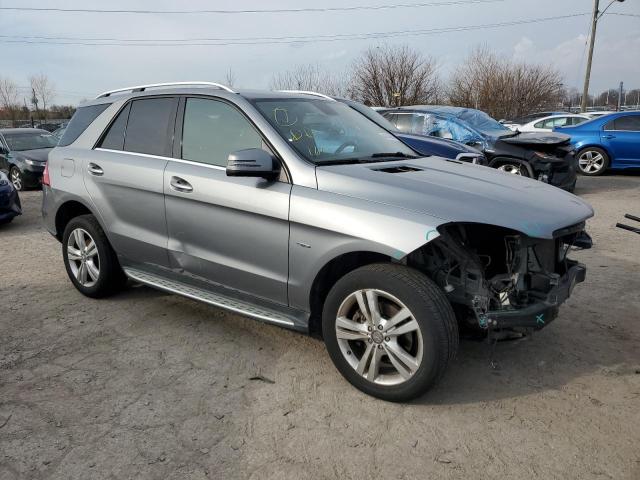 4JGDA5HB9CA024423 - 2012 MERCEDES-BENZ ML 350 4MATIC SILVER photo 4
