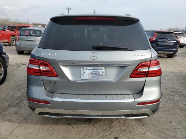 4JGDA5HB9CA024423 - 2012 MERCEDES-BENZ ML 350 4MATIC SILVER photo 6