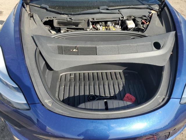 5YJ3E1EA5MF854124 - 2021 TESLA MODEL 3 BLUE photo 11