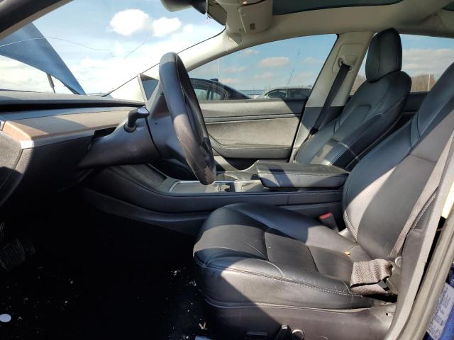 5YJ3E1EA5MF854124 - 2021 TESLA MODEL 3 BLUE photo 7