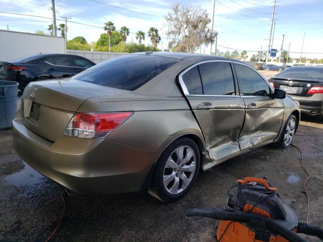 1HGCP26809A063996 - 2009 HONDA ACCORD EXL GOLD photo 3