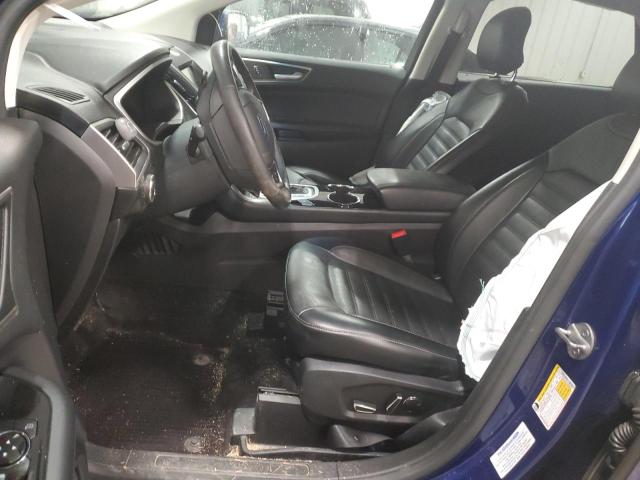 2FMTK4J87FBB99683 - 2015 FORD EDGE SEL BLUE photo 7