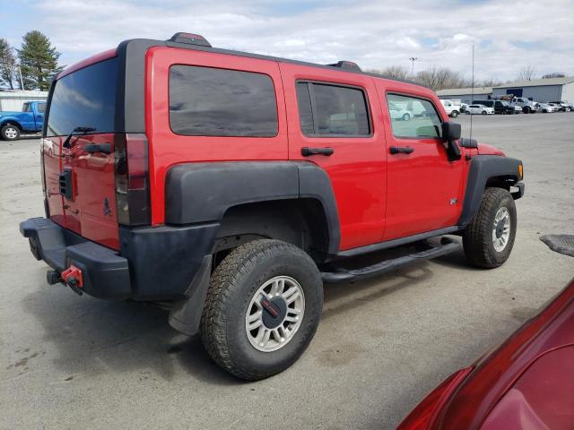 5GTEN13E588123979 - 2008 HUMMER H3 RED photo 3