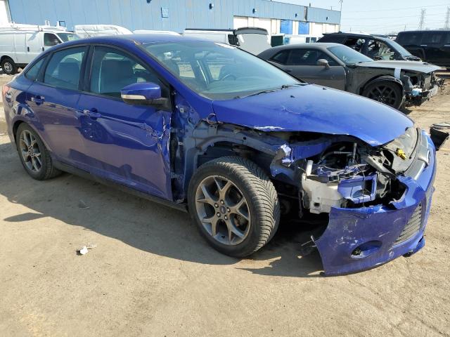 1FADP3F23EL412125 - 2014 FORD FOCUS SE BLUE photo 4