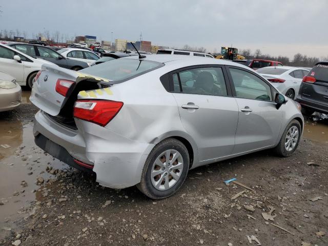 KNADM4A3XG6553863 - 2016 KIA RIO LX SILVER photo 3