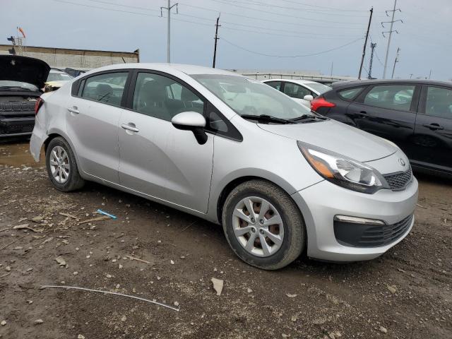 KNADM4A3XG6553863 - 2016 KIA RIO LX SILVER photo 4