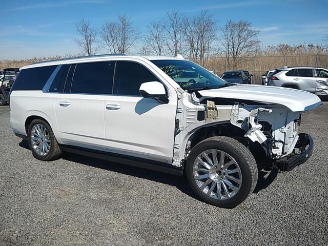 1GYS4LKL4NR177346 - 2022 CADILLAC ESCALADE ESV PREMIUM LUXURY WHITE photo 2