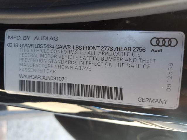 WAUH3AFCXJN091071 - 2018 AUDI A6 PRESTIGE Qara foto 12