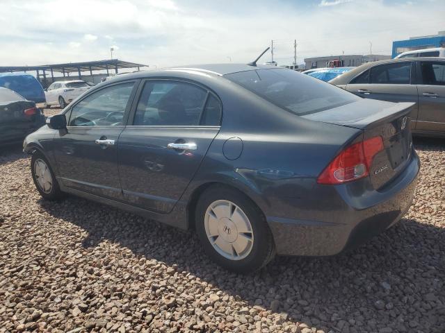 JHMFA36238S005371 - 2008 HONDA CIVIC HYBRID BLACK photo 2