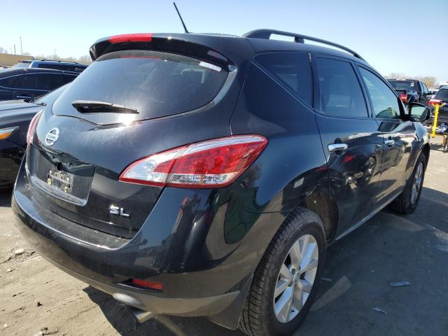 JN8AZ1MU8EW418912 - 2014 NISSAN MURANO S BLACK photo 3