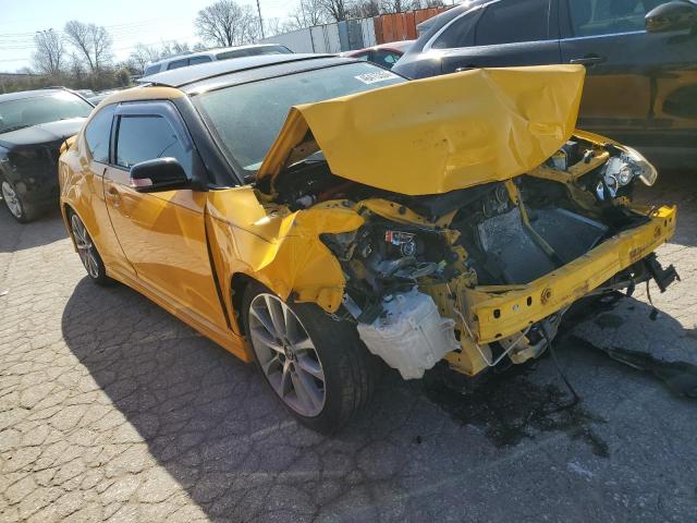 JTKJF5C78C3027029 - 2012 TOYOTA SCION TC 黄色 照片 4