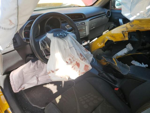 JTKJF5C78C3027029 - 2012 TOYOTA SCION TC 黄色 照片 8