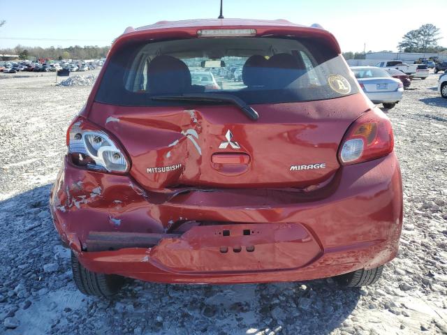 ML32A3HJ9FH007675 - 2015 MITSUBISHI MIRAGE DE RED photo 6