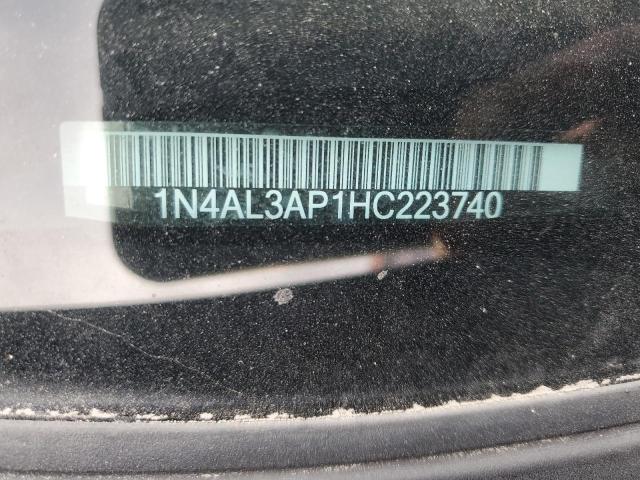 1N4AL3AP1HC223740 - 2017 NISSAN ALTIMA 2.5 BLACK photo 12