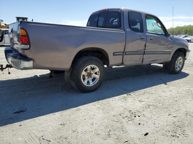 5TBBT44102S259333 - 2002 TOYOTA TUNDRA ACCESS CAB SILVER photo 3