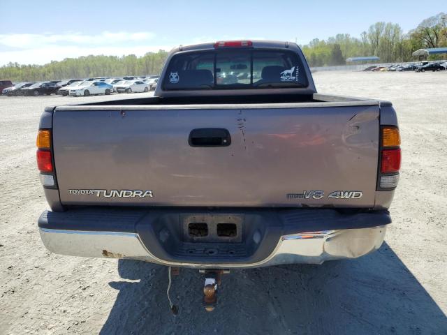 5TBBT44102S259333 - 2002 TOYOTA TUNDRA ACCESS CAB SILVER photo 6