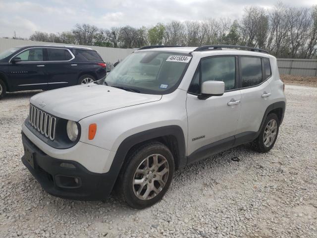 ZACCJABT8GPD21148 - 2016 JEEP RENEGADE LATITUDE SILVER photo 1