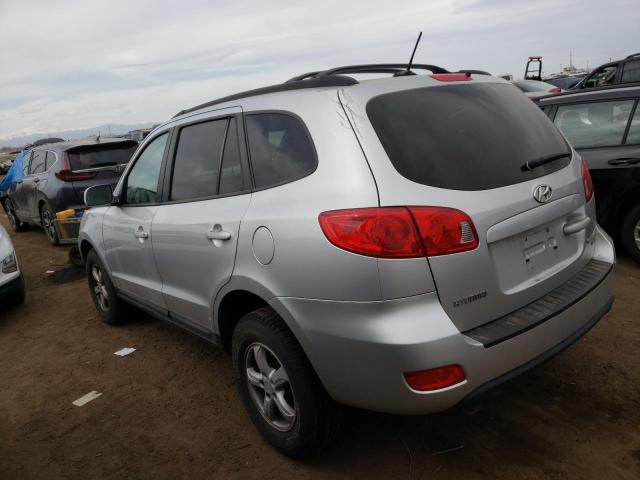 5NMSG73D78H200834 - 2008 HYUNDAI SANTA FE GLS SILVER photo 2