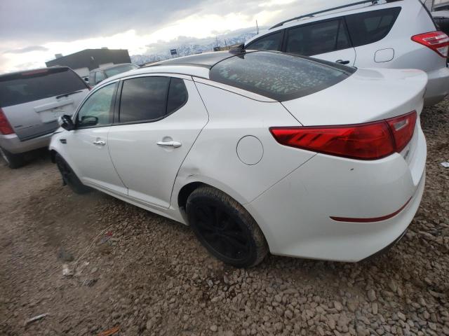 5XXGN4A71FG380265 - 2015 KIA OPTIMA EX WHITE photo 2