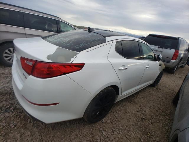 5XXGN4A71FG380265 - 2015 KIA OPTIMA EX WHITE photo 3