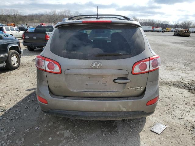 5XYZHDAG1BG059798 - 2011 HYUNDAI SANTA FE SE GRAY photo 6