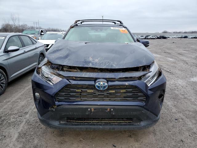 JTMRWRFV8KD519354 - 2019 TOYOTA RAV4 XLE BLUE photo 5