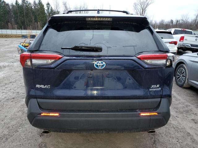 JTMRWRFV8KD519354 - 2019 TOYOTA RAV4 XLE BLUE photo 6