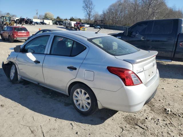 3N1CN7AP8HL893328 - 2017 NISSAN VERSA S SILVER photo 2