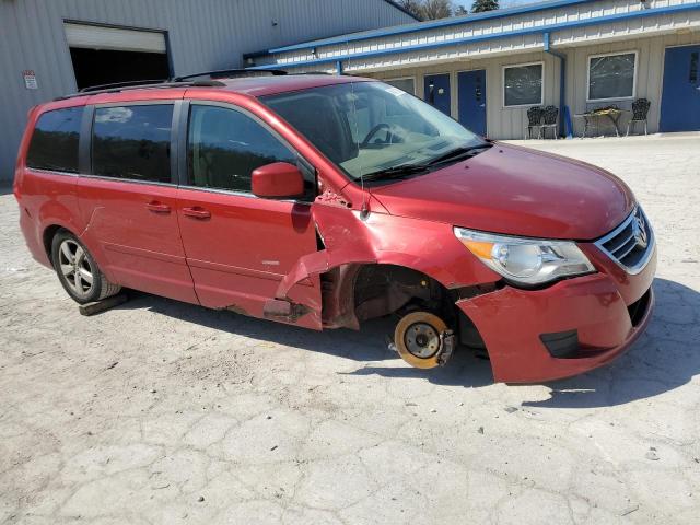 2V8HW34129R517538 - 2009 VOLKSWAGEN ROUTAN SE RED photo 4