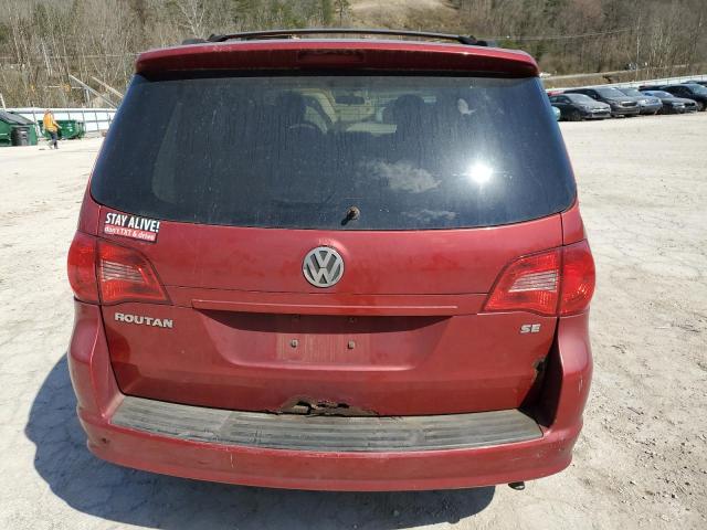 2V8HW34129R517538 - 2009 VOLKSWAGEN ROUTAN SE RED photo 6