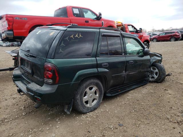 1GNDT13S222397561 - 2002 CHEVROLET TRAILBLAZE GREEN photo 3