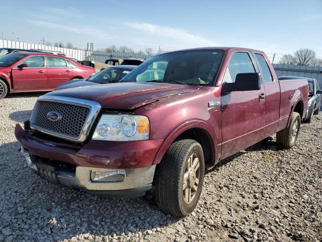 1FTPX12555NA74081 - 2005 FORD F150 MAROON photo 1