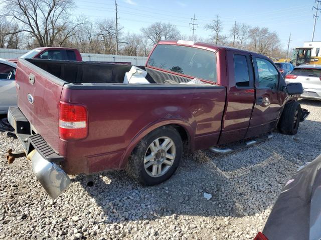 1FTPX12555NA74081 - 2005 FORD F150 MAROON photo 3