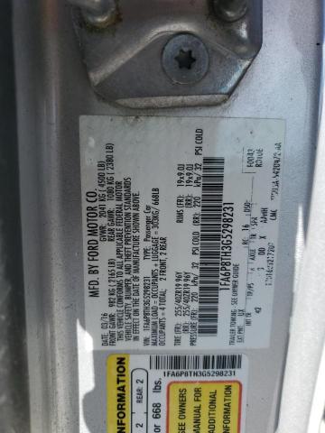 1FA6P8TH3G5298231 - 2016 FORD MUSTANG SILVER photo 12