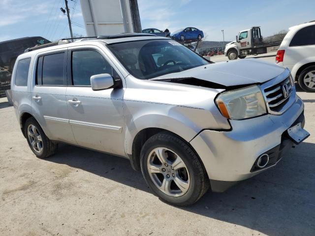 5FNYF4H55DB063126 - 2013 HONDA PILOT EXL SILVER photo 4