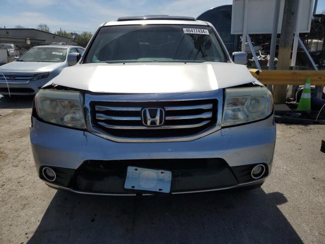 5FNYF4H55DB063126 - 2013 HONDA PILOT EXL SILVER photo 5