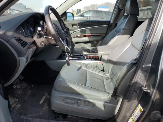 5FRYD4H42EB023888 - 2014 ACURA MDX TECHNOLOGY GRAY photo 7