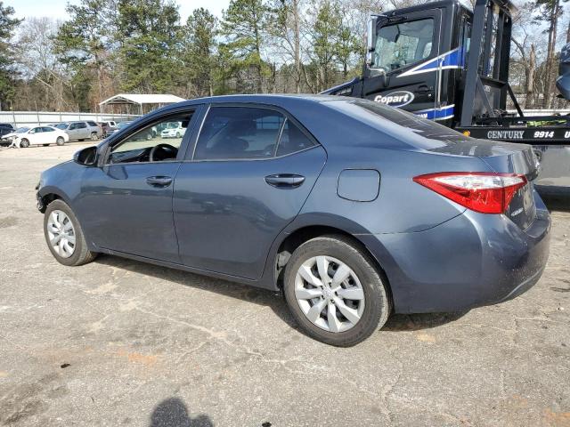 2T1BURHE3GC614056 - 2016 TOYOTA COROLLA L GRAY photo 2