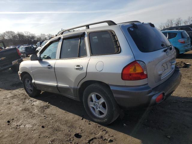 KM8SC73D33U537221 - 2003 HYUNDAI SANTA FE GLS SILVER photo 2