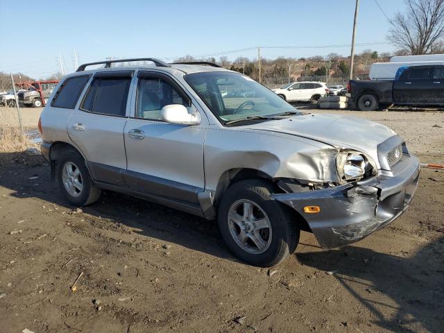 KM8SC73D33U537221 - 2003 HYUNDAI SANTA FE GLS SILVER photo 4