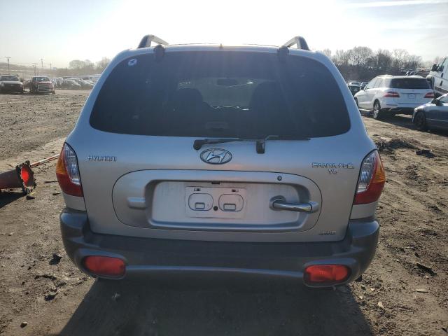 KM8SC73D33U537221 - 2003 HYUNDAI SANTA FE GLS SILVER photo 6