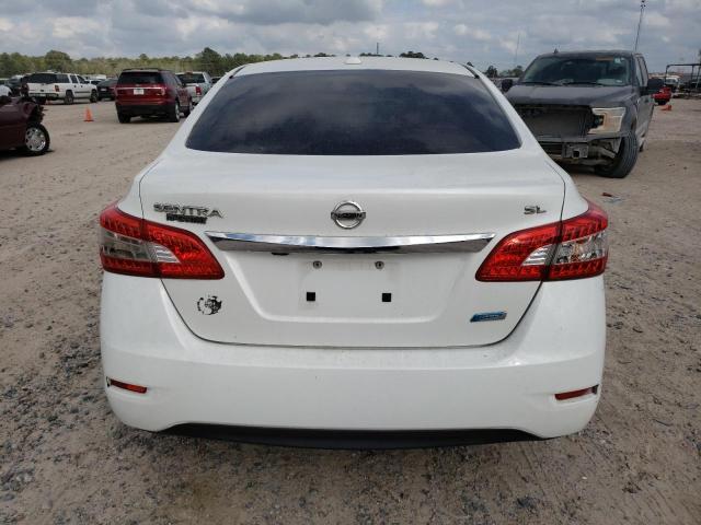 3N1AB7AP7DL644304 - 2013 NISSAN SENTRA S WHITE photo 6