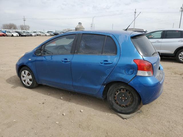 JTDKT903595243589 - 2009 TOYOTA YARIS BLUE photo 2