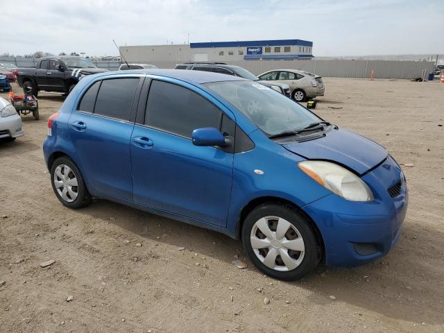 JTDKT903595243589 - 2009 TOYOTA YARIS BLUE photo 4