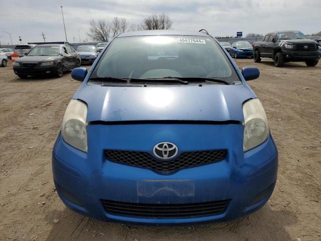 JTDKT903595243589 - 2009 TOYOTA YARIS BLUE photo 5