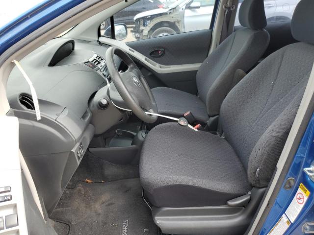 JTDKT903595243589 - 2009 TOYOTA YARIS BLUE photo 7