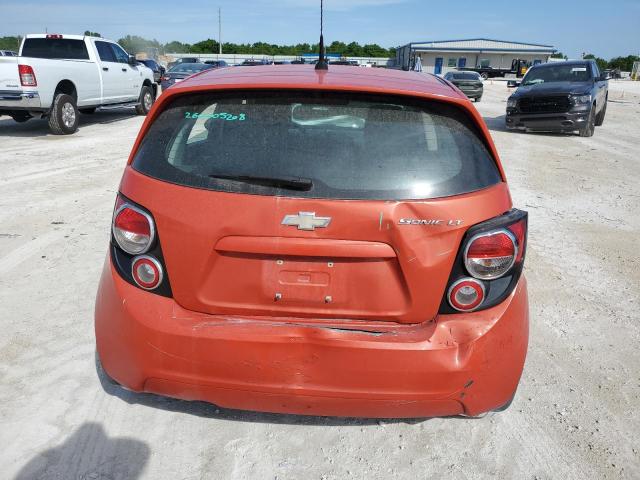 1G1JC6SH5C4132386 - 2012 CHEVROLET SONIC LT RED photo 6